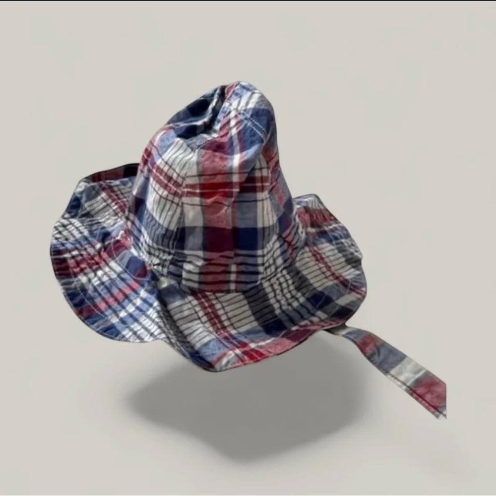 Pottery barn baby cotton sun hat 3-6mos